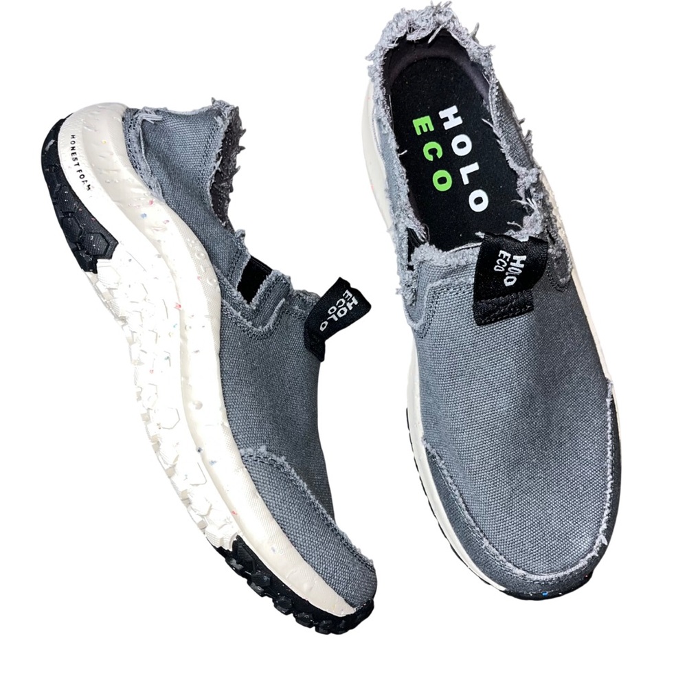 Holo Eco Slip On Grey Honest Foam Sneakers Men’s US 8 EU 41 NWOB